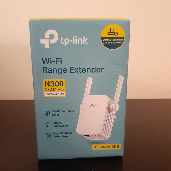 TP-Link N300 WiFi Extender(TL-WA855RE)-WiFi Range Extender, up to 300Mbps speed, - Picture 2 of 2